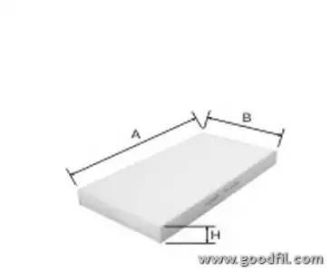 Фильтр салона AG 264 CF GOODWILL