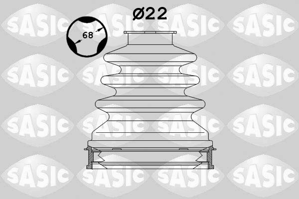 Пыльник ШРУСа внутренний RENAULT MEGANE III 2.0CVT, 2.0TCe 1904027 1904027 SASIC