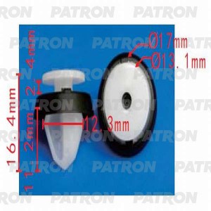 КРЕПЛЕНИЕ ОБШИВКИ ДВЕРИ SKODA FABIA/OCTAVIA/ROOMSTER/SUPERB P370457 PATRON
