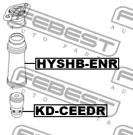 Отбойник амортизатора KD-CEEDR KD-CEEDR FEBEST