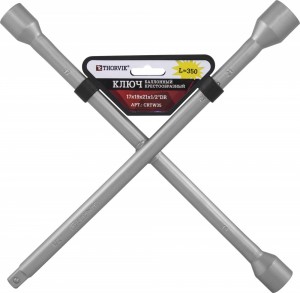 ключ баллонный крестообразный! 17х19х21x1/2''DR, 350мм\ CRTW35 THORVIK