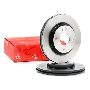 Диск тормозной передний FORD FIESTA VI (288мм) DF6399 DF6399 TRW