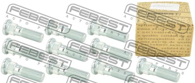 Шпилька колесная MITSUBISHI PAJERO II-IV (10 шт. в упаковке) 0484-002-PCS10 0484-002-PCS10 FEBEST