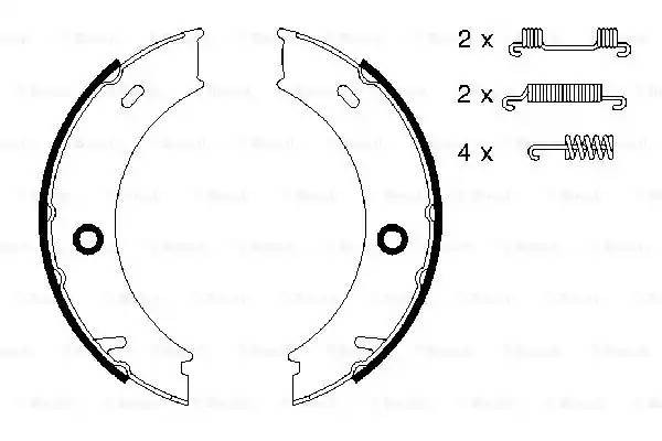 MB SPRINTER 95>/VW LT 96> спарка 0 986 487 611 BOSCH