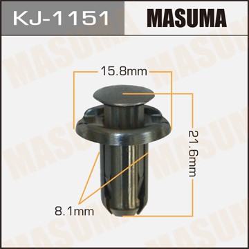 Пистон обивки универсальный MASUMA KJ1151 MASUMA