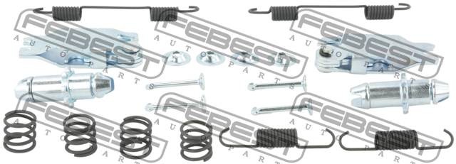 Комплект монтажный барабанных колодок SSANG YONG KYRON 2005-2013 1404-RODIIR-KIT 1404RODIIRKIT FEBEST