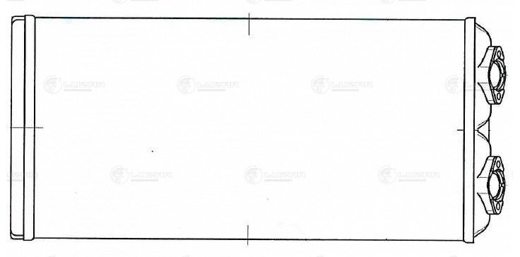 Радиатор отопителя МАЗ-5440,6430 (ЕВРО-3) LUZAR LRH 1231 LUZAR