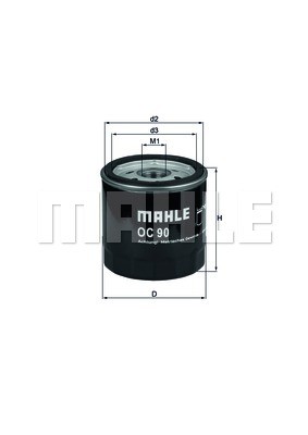 CHEVROLET LACETTI/CAPTIVA OC90OF MAHLE KNECHT