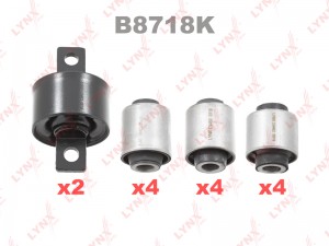 Комплект сайлентблоков рычагов B8718K LYNXAUTO