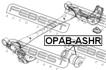 Сайлентблок задн балки OPEL ASTRA H 2004-2010 OPAB-ASHR OPAB-ASHR FEBEST