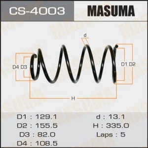 пружина передняя!\ Mazda 3 1.4/1.6 03> CS-4003 MASUMA