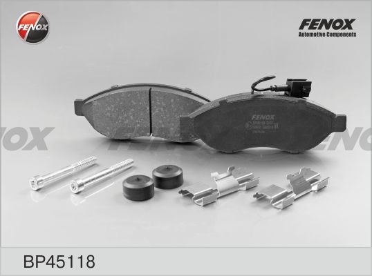 Колодки тормозные дисковые Fiat Ducato 06-/ Citroen Jumper 06-/ Peugeot Boxer 06 BP45118 FENOX
