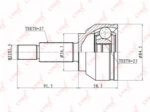 ШРУС наружный подходит для FORD Mondeo III 1.8/2.0 00-07 CO-3005 CO-3005 LYNXAUTO