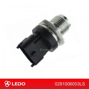 Датчик давления топлива КАМАЗ,ПАЗ,ГАЗ дв.CUMMINS ISBe,ISDe,ISLe,ISF LEDO 0281006053LS LEDO
