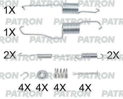 Ремкомплект TOYOTA Rav 4 (00-05) колодок тормозных задних PATRON PSRK0237 PATRON