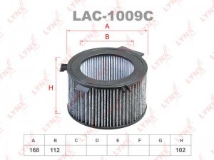 Фильтр салонный угольный LAC-1009C LYNXAUTO