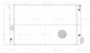 Радиатор охл. для а/м Toyota Corolla (07-)/Auris (09-) 1.6 4AT  LRc19139 LRC 19139 LUZAR