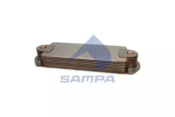 Радиатор масляный SCANIA P,G,R,T,4 series дв.D16.03 SAMPA 043079 SAMPA