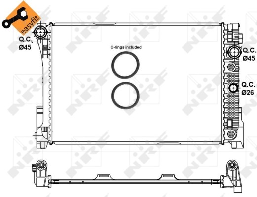 MERCEDES BENZ W204 (2006>) АКПП / 642x439x27 58335 NRF