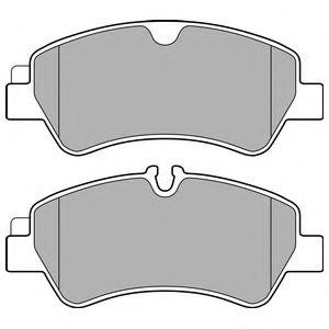Колодки тормозные FORD Transit (14-) задние (4шт.) DELPHI LP2662 DELPHI