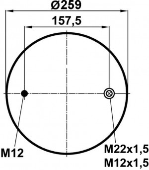 ROR TM (>1993) без стакана T0070-4157V1 TOPCOVER