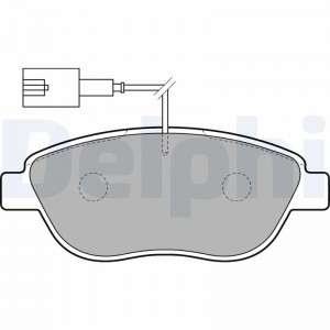 LP1721 колодки дисковые п.\ Fiat Stilo 1.8i/1.9JTD 01> LP1721 DELPHI