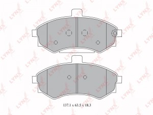 Колодки тормозные передние подходит для HYUNDAI Elantra 1.6-2.0D 00-06/Matrix 1. BD-3611 LYNXAUTO