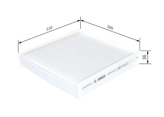 Фильтр салона 1987435011 1987435011 BOSCH