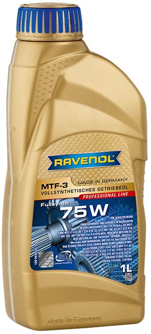 Масло трансмиссионное MTF-3 75W синт.1л RAVENOL 1221104-001 RAVENOL
