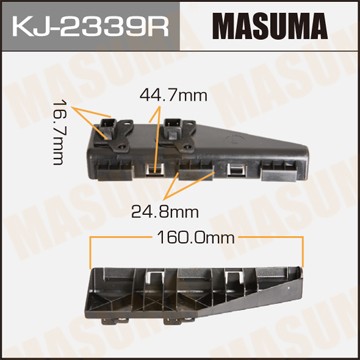 кронштейн зад. бампера! правый\ Toyota Corolla 00-07 KJ2339R MASUMA