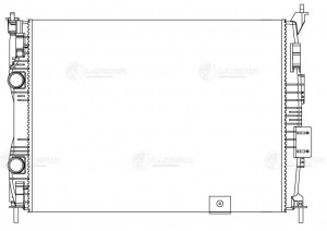 Радиатор охл. для а/м Nissan Qashqai (06-) 1.6i M/A LRc14J00 LRC14J00 LUZAR