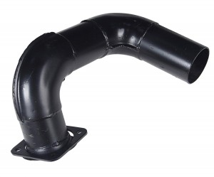 Труба приемная глушителя КАМАЗ-54115 левая MEGAPOWER 12014035 MEGA POWER