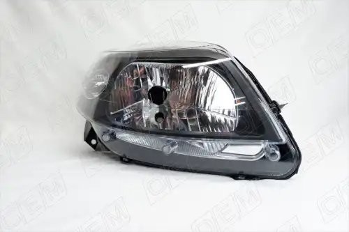 Фара правая Renault Sandero 1 (2009-2014) Stepway, черная OEM0117FR OEMPARTS