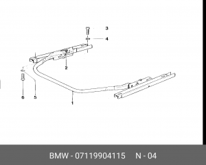 Шайба BMW уплотнительная OE 07 11 9 904 115 BMW