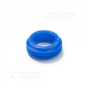 Наконечник ВАЗ-1118,2170,2190 модуля зажигания BOSCH 16V комплект силикон СИНИЙ  09113 CS20