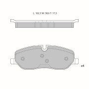 Колодки тормозные дисковые Avantech передние (противоскрипная пластина в компл.) AV142 AVANTECH