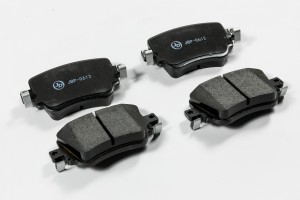 Колодки тормозные дисковые, задние JBP0612 JBP0612 JUST DRIVE