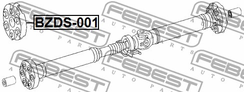 Муфта кардана BZDS-001 BZDS-001 FEBEST