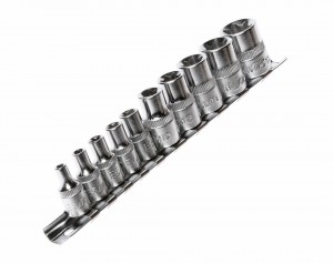 Набор головок торцевых 1/4"-3/8" TORX Е4-Е18 10 предметов JTC JTC-3901 JTC TOOLS