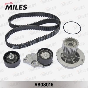 Комплект ремня ГРМ (с помпой) GM/DAEWOO 1.4/1.6 16V AB08015 AB08015 MILES