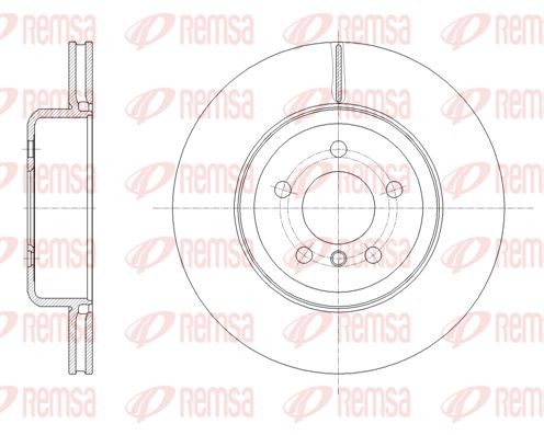 диск тормозной задний BMW F30F31F35F36 2.03.0iD 11 61652.10 61652.10 REMSA