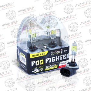 Лампа высокотемпературная Avantech H27/2 12V 27W (50W) 3000K, комплект 2 шт. AB3028 AVANTECH