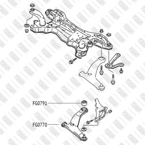MITSUBISHI GRANDIS (NA4W) (2004>) FG0791 FIXAR