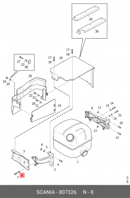 Шайба 807326 SCANIA