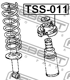 Опора амортизатора TSS-011 TSS-011 FEBEST