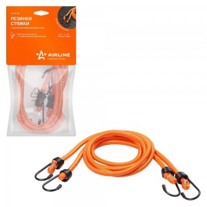 Резинки-стяжки набор 2 шт. 100 см, D-8 мм (металлические крючки) AS-R-06 AS-R-06 AIRLINE