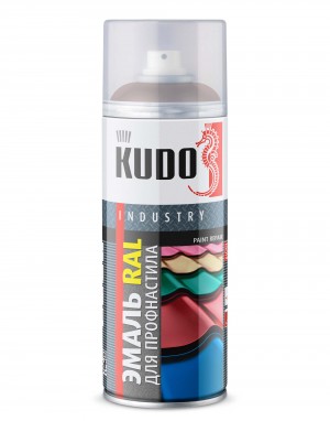 Краска для металлочерепицы шоколадно-коричневая RAL 8017 520мл KUDO KU-08017R KUDO