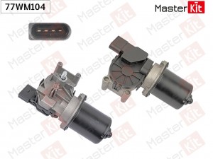 Мотор стеклоочистителя перед. Skoda FABIA I (6Y2, 6Y3, 6Y5)/Volkswagen POLO (9N_ 77WM104 MASTER KIT