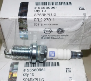 Свеча зажигания CHEVROLET Aveo (09-) OE 55580961 GENERAL MOTORS