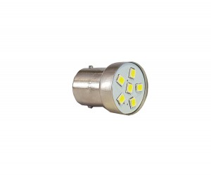 Лампа светодиодная 12V 0,48W "NORD YADA" (G18.5 (6SMD) BA15s белый 28.8lm) 901883 NORD YADA